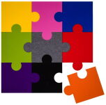 Drewniane puzzle Animal - zółw - 2