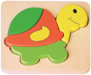 Drewniane puzzle Animal - zółw